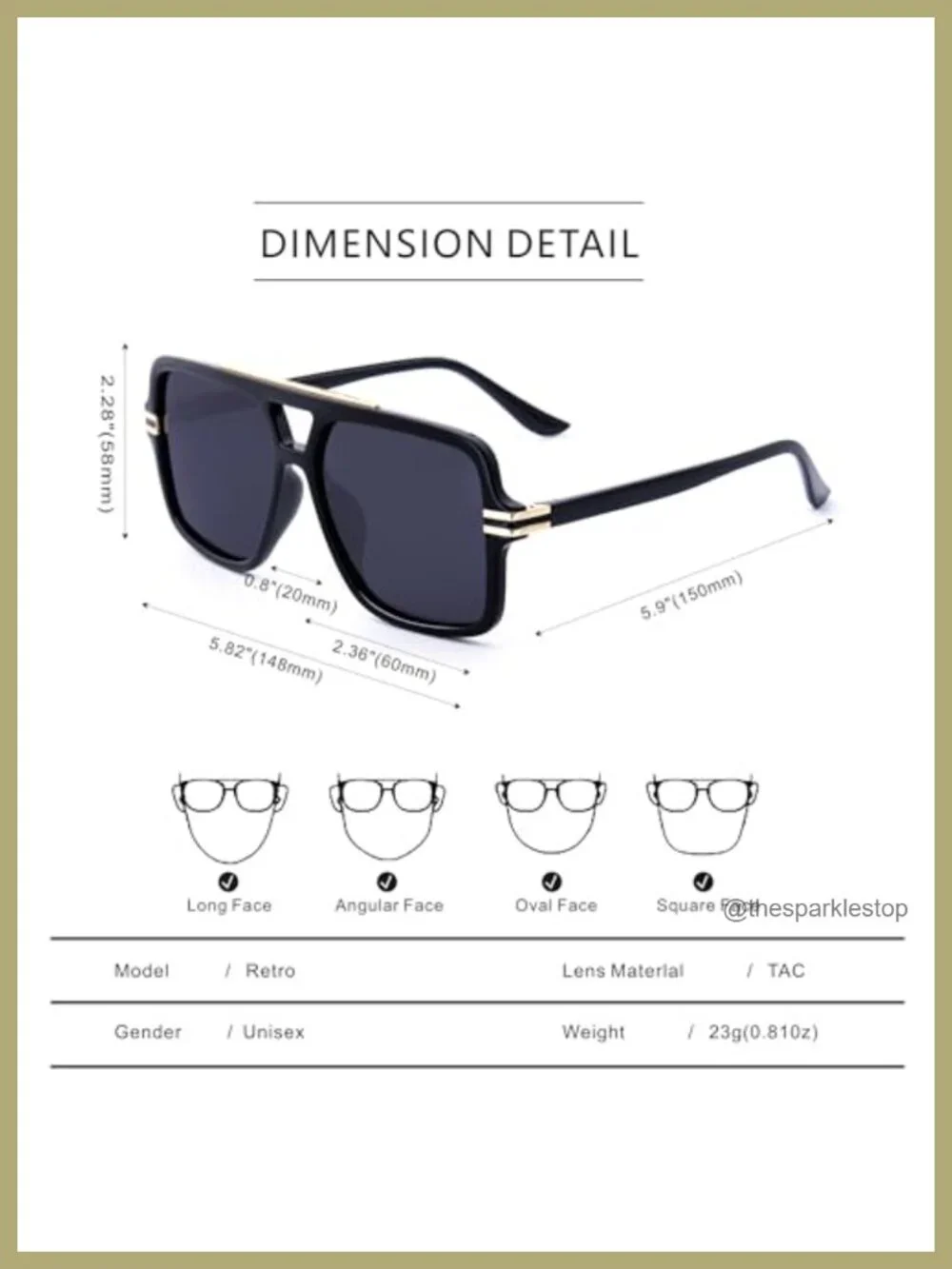 Polarized Oversized Aviator Sunglasses UV400 Protection for Women Driving